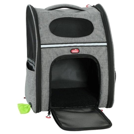 ZOLUX Nomad – раница за носене на домашни любимци за кучета и котки – 32×25×42 см