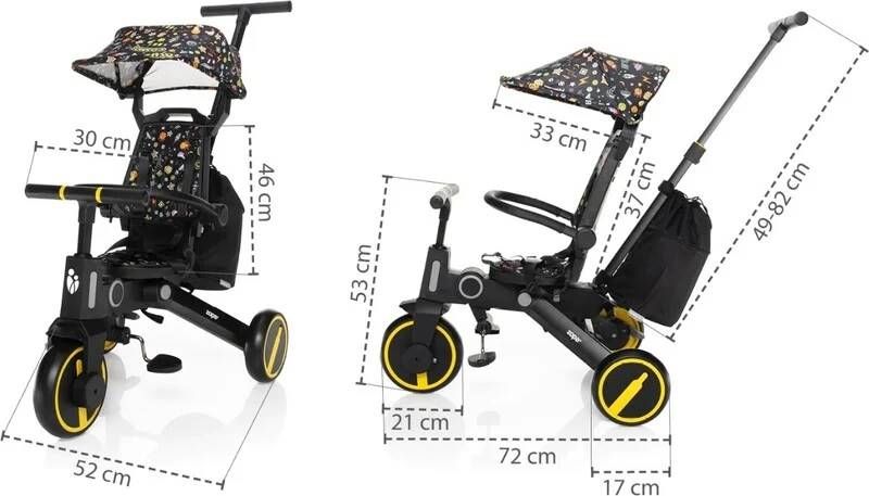 Детска триколка Zopa - Nova 2, Cosmic Black