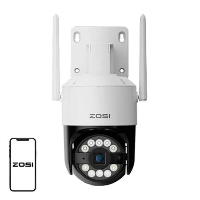 ZOSI C296 WiFi 8MP Dual Pan Tilt IP66 външна камера + 32GB