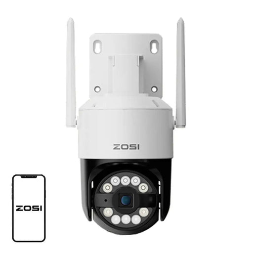 ZOSI C296 WiFi 8MP Dual Pan Tilt IP66 външна камера + 32GB