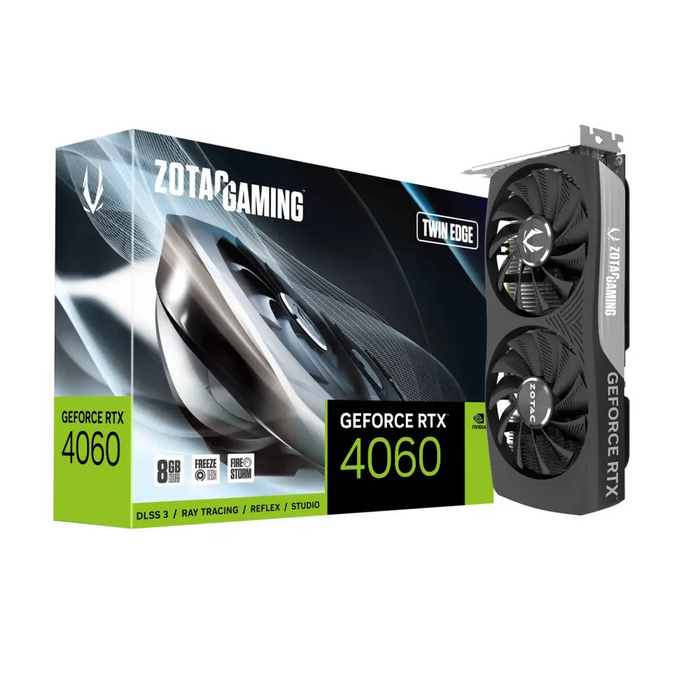 Zotac GAMING GeForce RTX 4060 Twin Edge NVIDIA 8 GB GDDR6