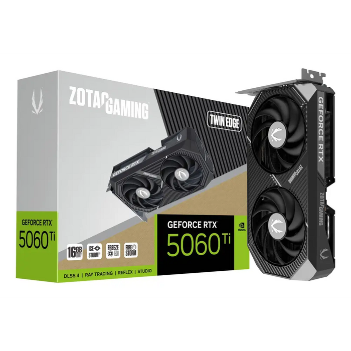 Zotac GAMING GeForce RTX 5060 Ti Twin Edge NVIDIA 16 GB
