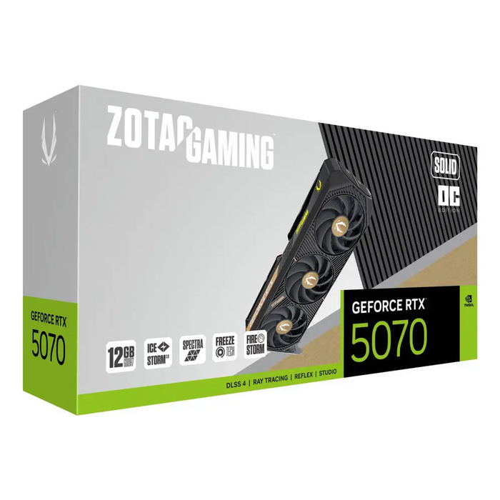 Zotac GAMING GeForce RTX 5070 SOLID OC NVIDIA 12 GB GDDR7