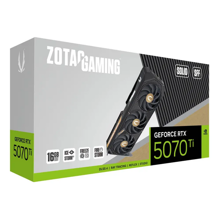 Zotac GAMING GeForce RTX 5070 Ti SOLID SFF NVIDIA 16 GB