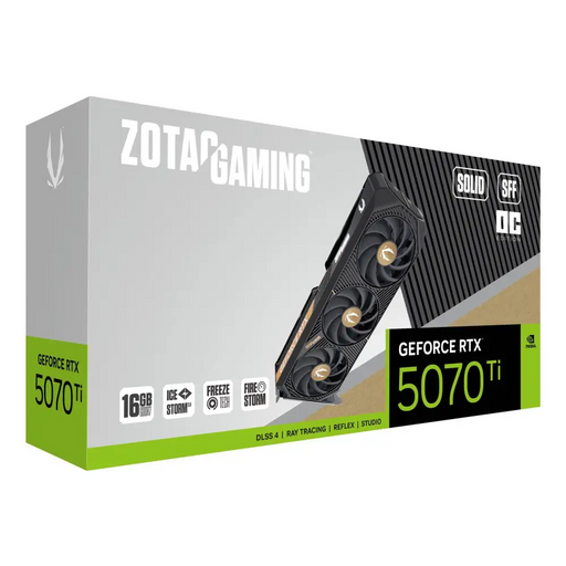 Zotac GAMING GeForce RTX 5070 Ti SOLID SFF OC NVIDIA 16 GB