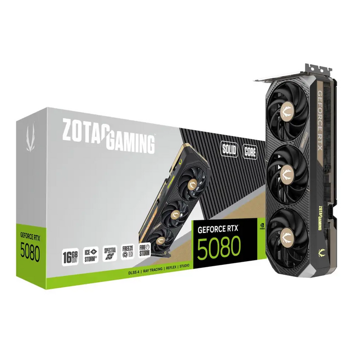 ZOTAC GAMING GeForce RTX 5080 SOLID CORE 16GB