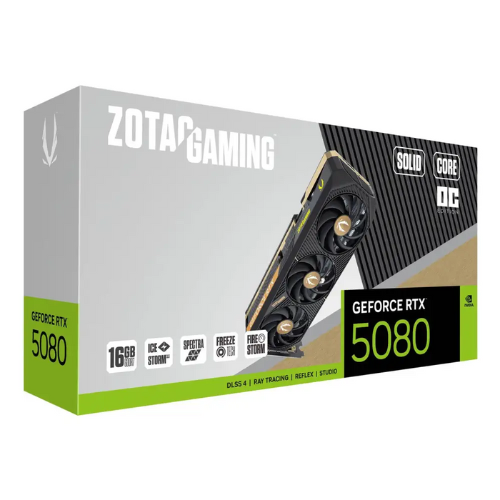 Zotac GAMING GeForce RTX 5080 SOLID CORE OC NVIDIA 16 GB