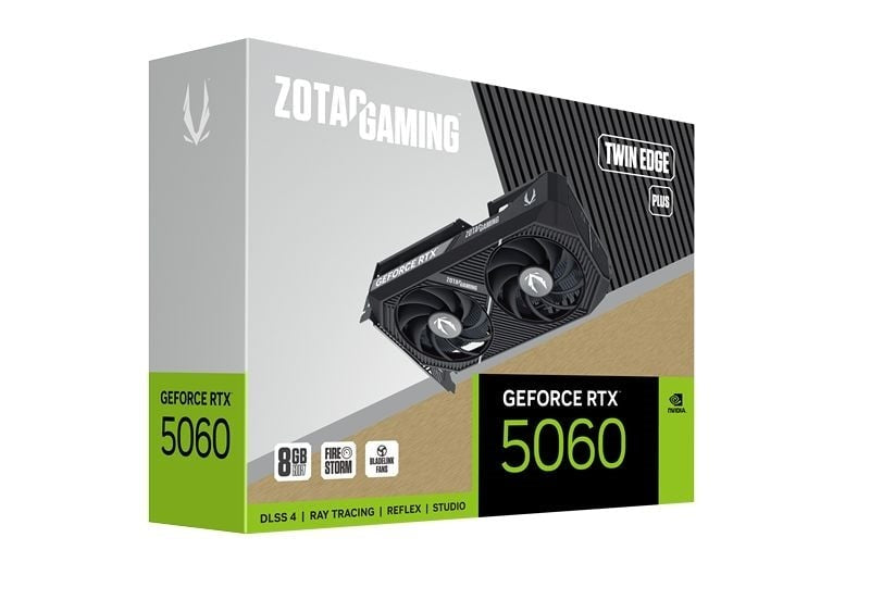 Графична карта ZOTAC GAMING GeForce RTX 5060 Twin Edge PLUS