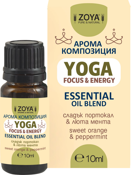 Арома композиция Yoga - focus and energy, 10 ml