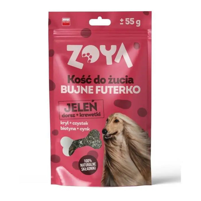 ZOYA Дъвчаща кост Елен - лакомство за кучета - 55гр