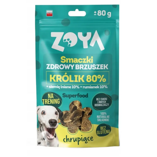 ZOYA Healthy tummy Rabbit - лакомство за кучета - 80гр