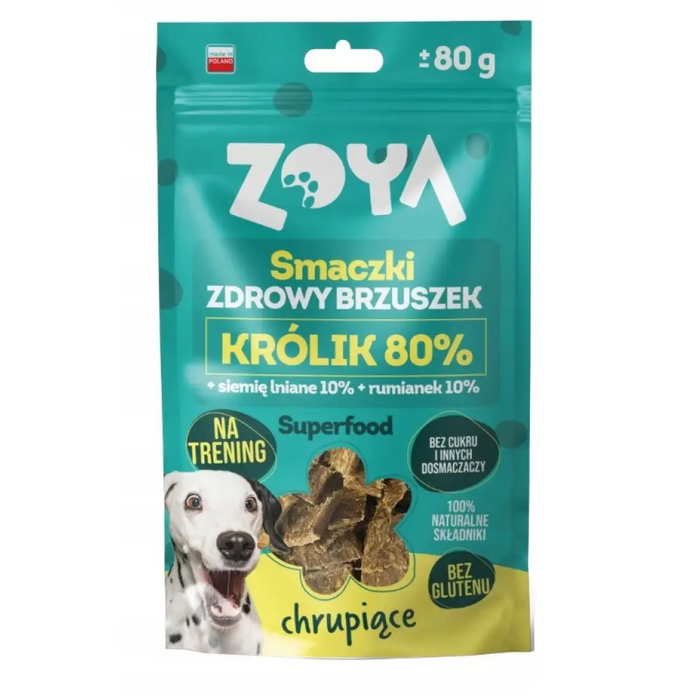 ZOYA Healthy tummy Rabbit - лакомство за кучета - 80гр