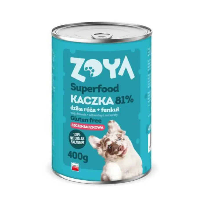 ZOYA Superfood Puppy Duck - мокра храна за кучета - 400гр