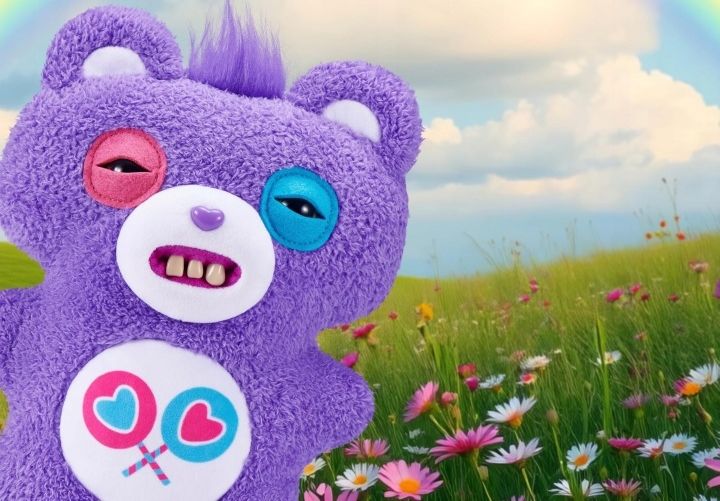 Плюшена играчка Zuru Fuggler - Зъбато чудовище Care Bears, 22 cm, асортимент