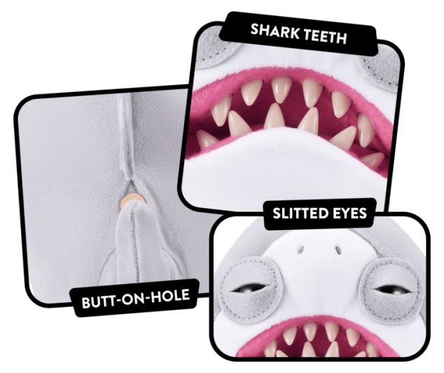 Плюшена играчка Zuru Fuggler - Зъбато чудовище Jaws, 22 cm
