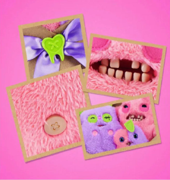 Плюшени играчки Zuru Fuggler - Зъбати Чудовища в Букет, 3 броя, асортимент