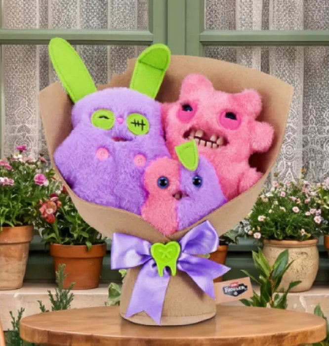 Плюшени играчки Zuru Fuggler - Зъбати Чудовища в Букет, 3 броя, асортимент