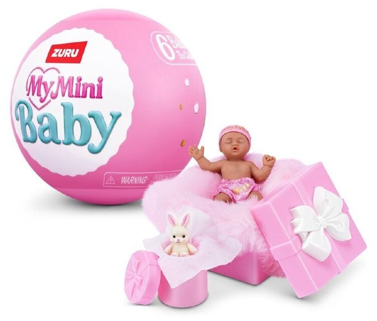Игрален комплект Zuru My Mini Baby - Birthday S1, капсула с фигурки изненада, асортимент