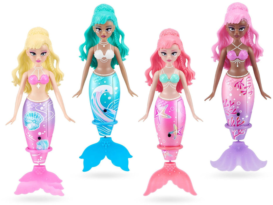 Интерактивна кукла Zuru Pets Alive - Magic Swimming Mermaid, 15 cm, асортимент