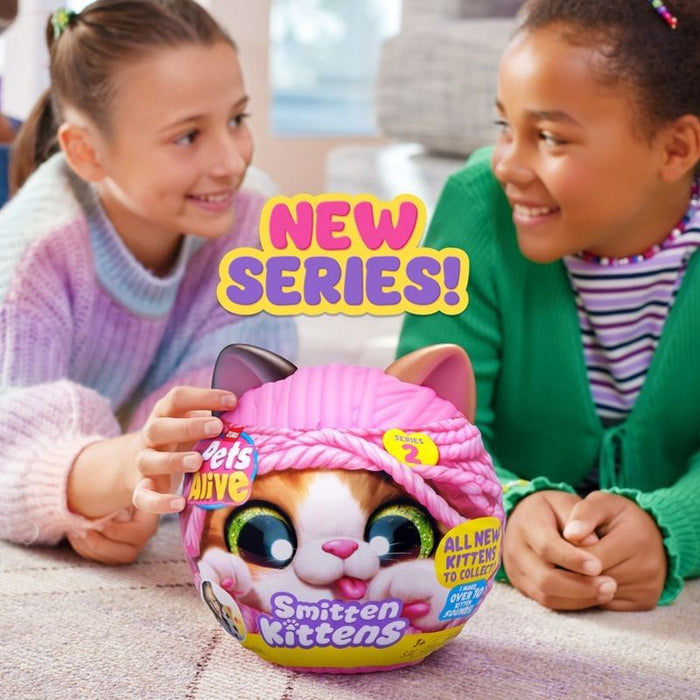Интерактивна плюшена играчка Zuru Pets Alive - Smitten Kittens S2, асортимент