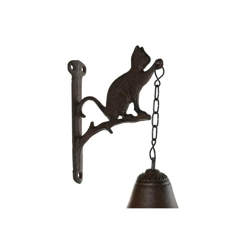 Звънец Home ESPRIT Кафяв Черен Желязо 15,7 x 7,5 x 42 cm
