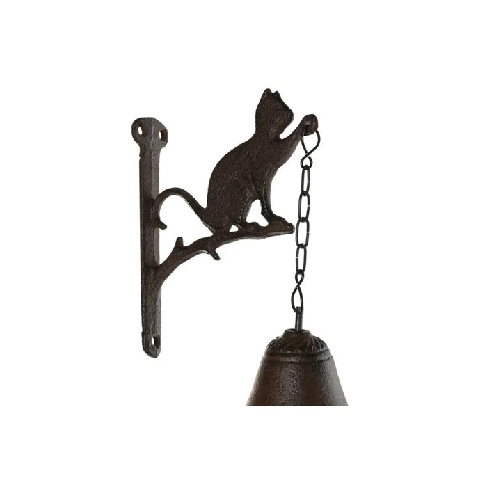 Звънец Home ESPRIT Кафяв Черен Желязо 15,7 x 7,5 x 42 cm
