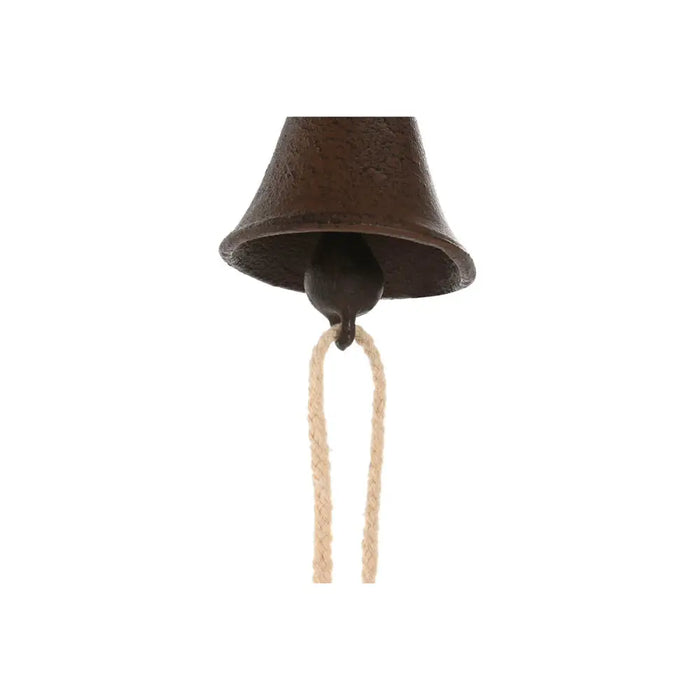 Звънец Home ESPRIT Кафяв Черен Въже Желязо 14,5 x 7,5 x