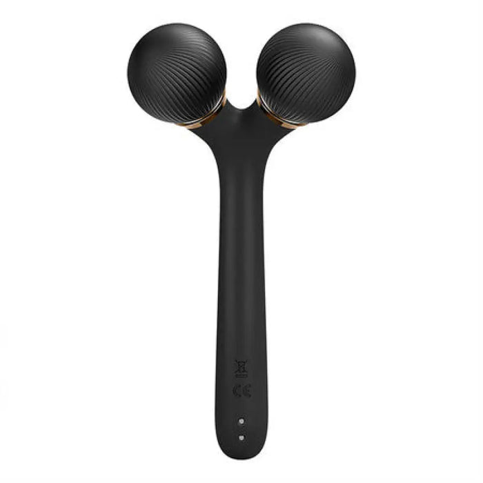 Звуков ролер за лице и тяло Geske 4 в 1 с приложение (сив)