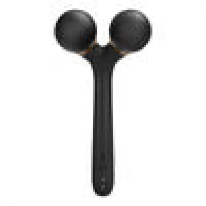 Звуков ролер за лице и тяло Geske 4 в 1 с приложение (сив)