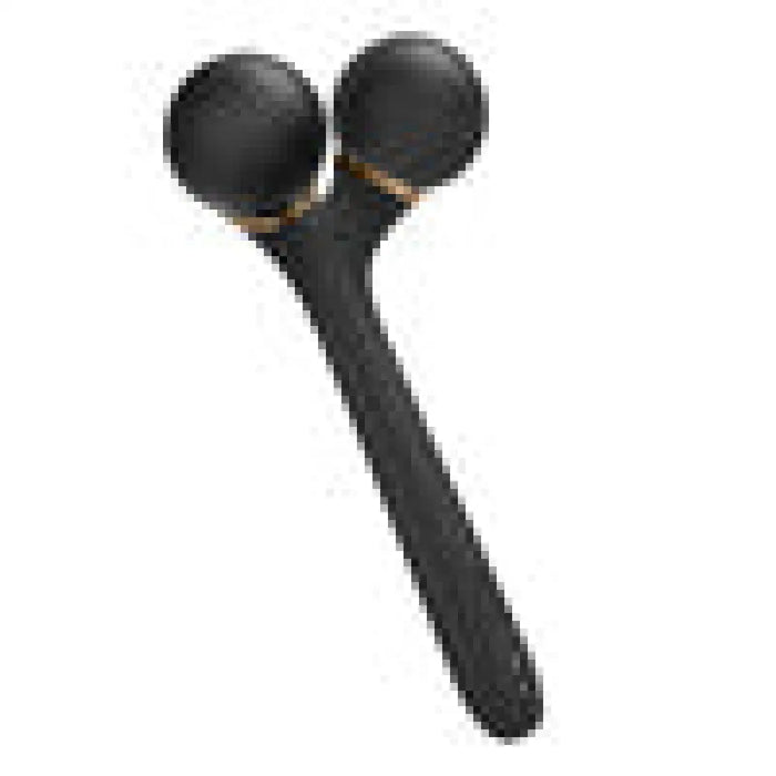 Звуков ролер за лице и тяло Geske 4 в 1 с приложение (сив)