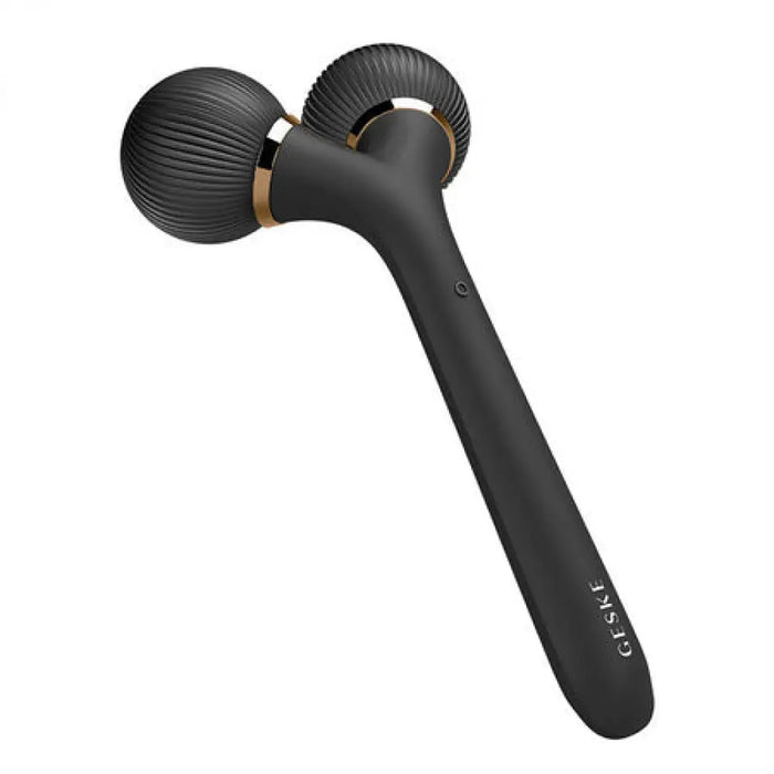 Звуков ролер за лице и тяло Geske 4 в 1 с приложение (сив)