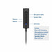 Звукова карта Ewent AC9360 2.0 USB-A 3.5 mm Черна