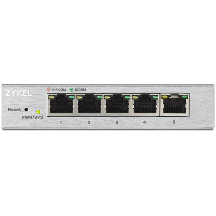 НЕАКТИВЕН - Суич ZyXEL GS-1200-5, 5 портов, Gigabit, webmanaged