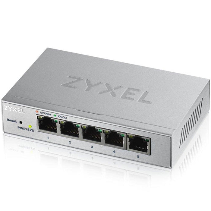 НЕАКТИВЕН - Суич ZyXEL GS-1200-5, 5 портов, Gigabit, webmanaged