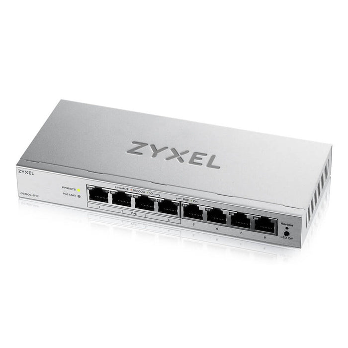 Суич ZyXEL GS1200-8HPV3-EU0101F