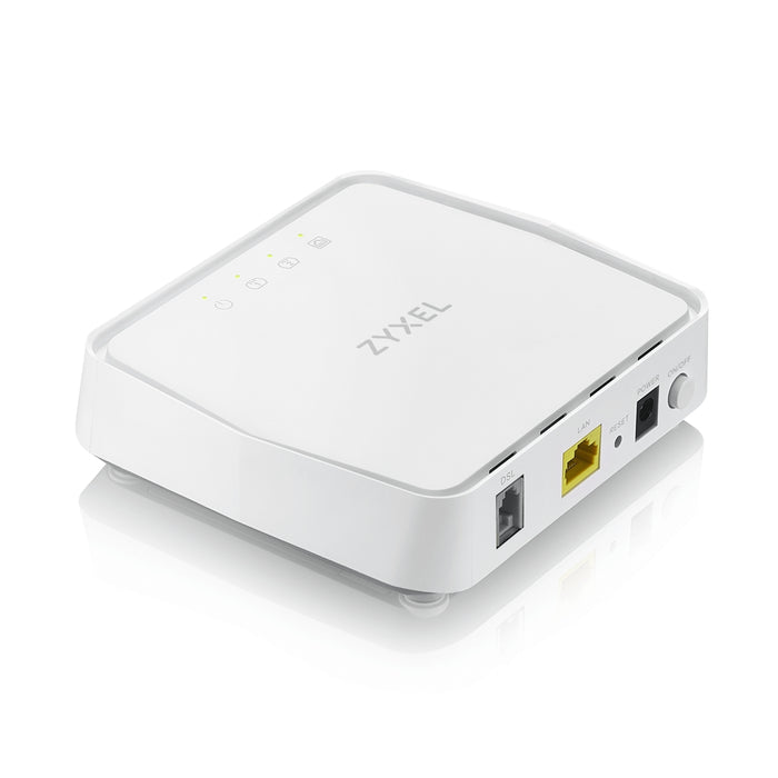 ZyXEL VDSL2 профили: 8a/b/c/d, 12a/b, 17a bonding и 35b през POTS Gateway, 1GbE LAN, EU+UK STD версия