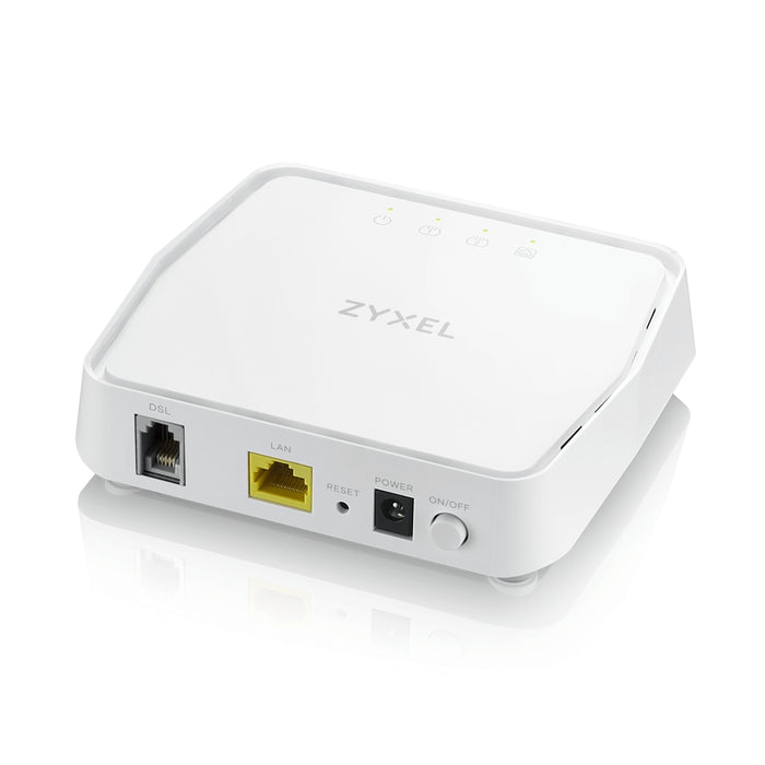 ZyXEL VDSL2 профили: 8a/b/c/d, 12a/b, 17a bonding и 35b през POTS Gateway, 1GbE LAN, EU+UK STD версия