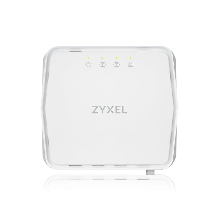 ZyXEL VDSL2 профили: 8a/b/c/d, 12a/b, 17a bonding и 35b през POTS Gateway, 1GbE LAN, EU+UK STD версия