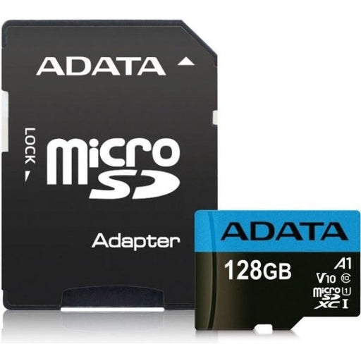 Памет Adata 128GB MicroSDXC UHS - I CLASS10 A1 (1 adapter)