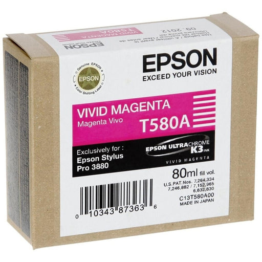 Консуматив Epson T580 Vivid Magenta for Stylus