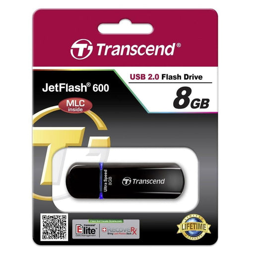 Памет Transcend 8GB JETFLASH 600 (Blue)