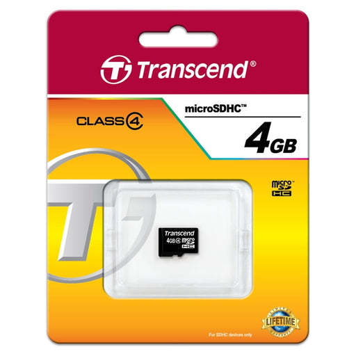 Памет Transcend 4GB microSDHC (No Box & Adapter Class 4)