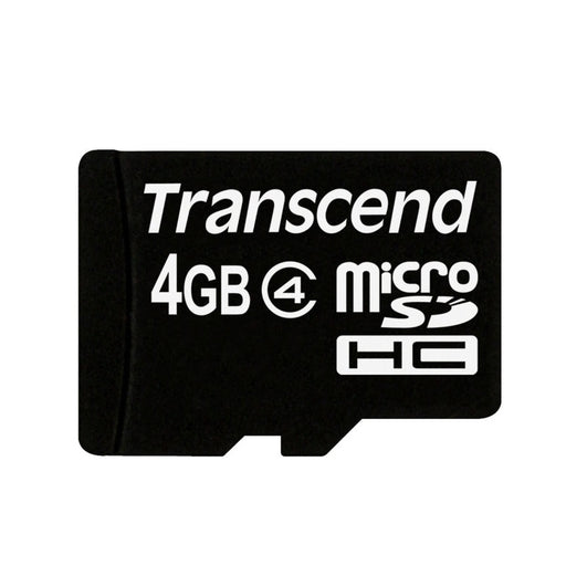 Памет Transcend 4GB microSDHC (with adapter Class 4)