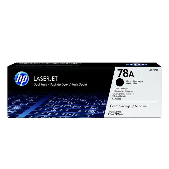 Консуматив HP 78A Black Dual Pack LaserJet Toner Cartridges