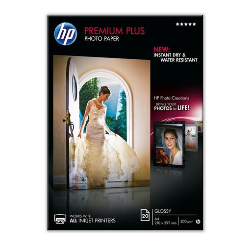 Хартия HP Premium Plus Glossy Photo Paper - 20