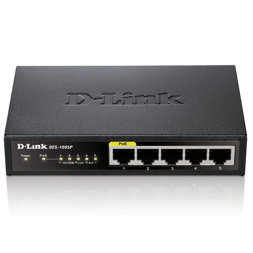 Комутатор D - Link 5 - Port Fast Ethernet PoE Desktop Switch