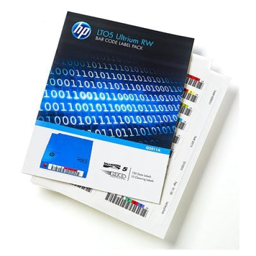 Консуматив, HP LTO5 Ultrium RW Automation Bar Code Labels (110 pack)