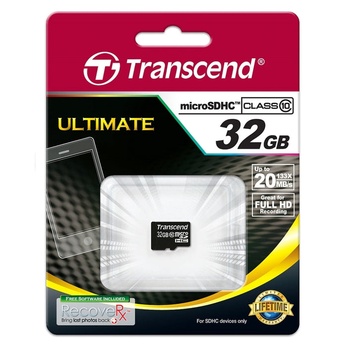 Памет Transcend 32GB micro SDHC (No Box & Adapter Class 10)