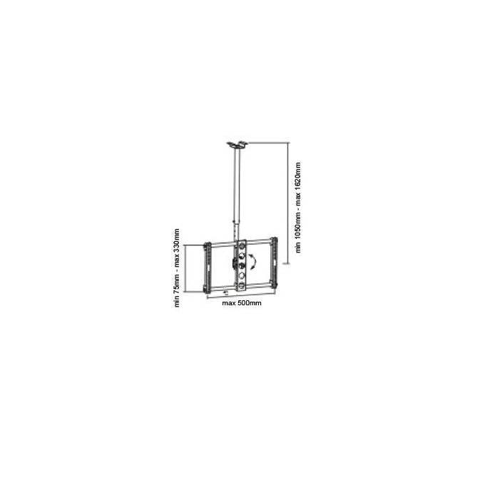 Стойка Sunne Ceiling TV Bracket 26’ - 47’ Tilt