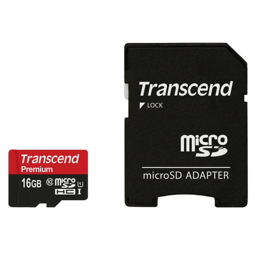 Памет Transcend 16GB micro SDHC UHS - I Premium (with